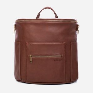 Fawn design diaper bag in walnut (new)